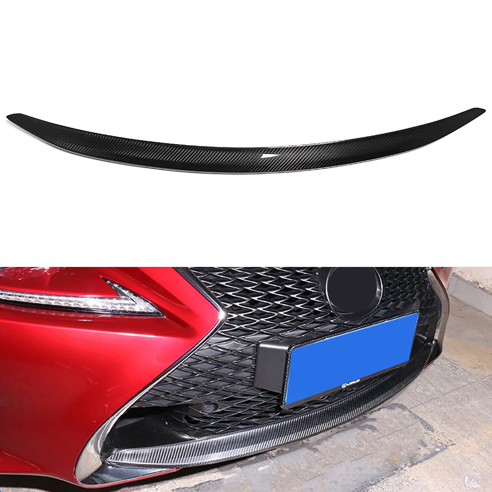 レクサスRCフロントバンパー　スポイラー付き レクサス RC フロントリップスポイラー スポイラー LEXUS F